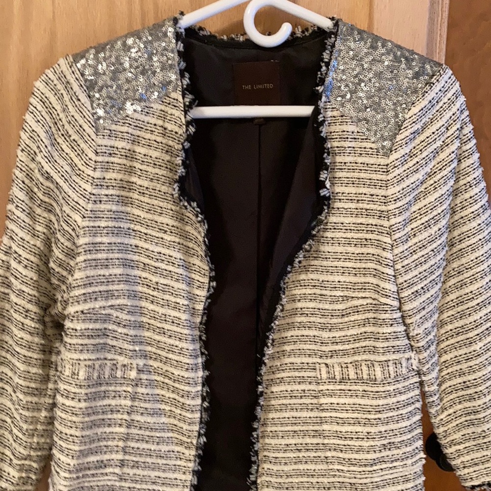 The Limited Houndstooth Blazer